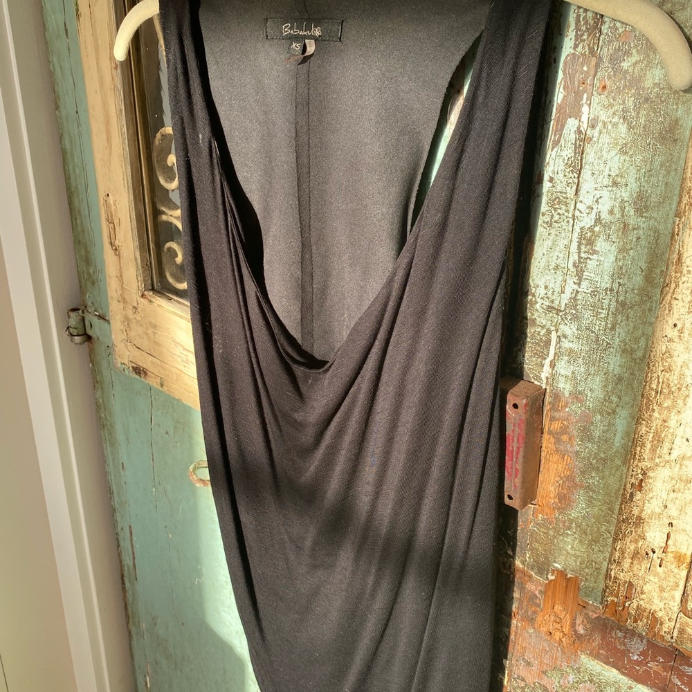 Bella Dahl scoop neck cami style with leather (vegan) back